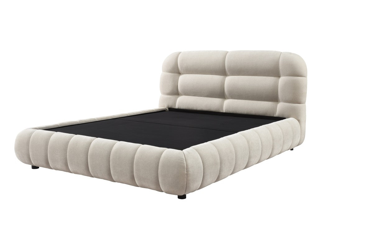 Queen Lift Bed Frame (Beige)