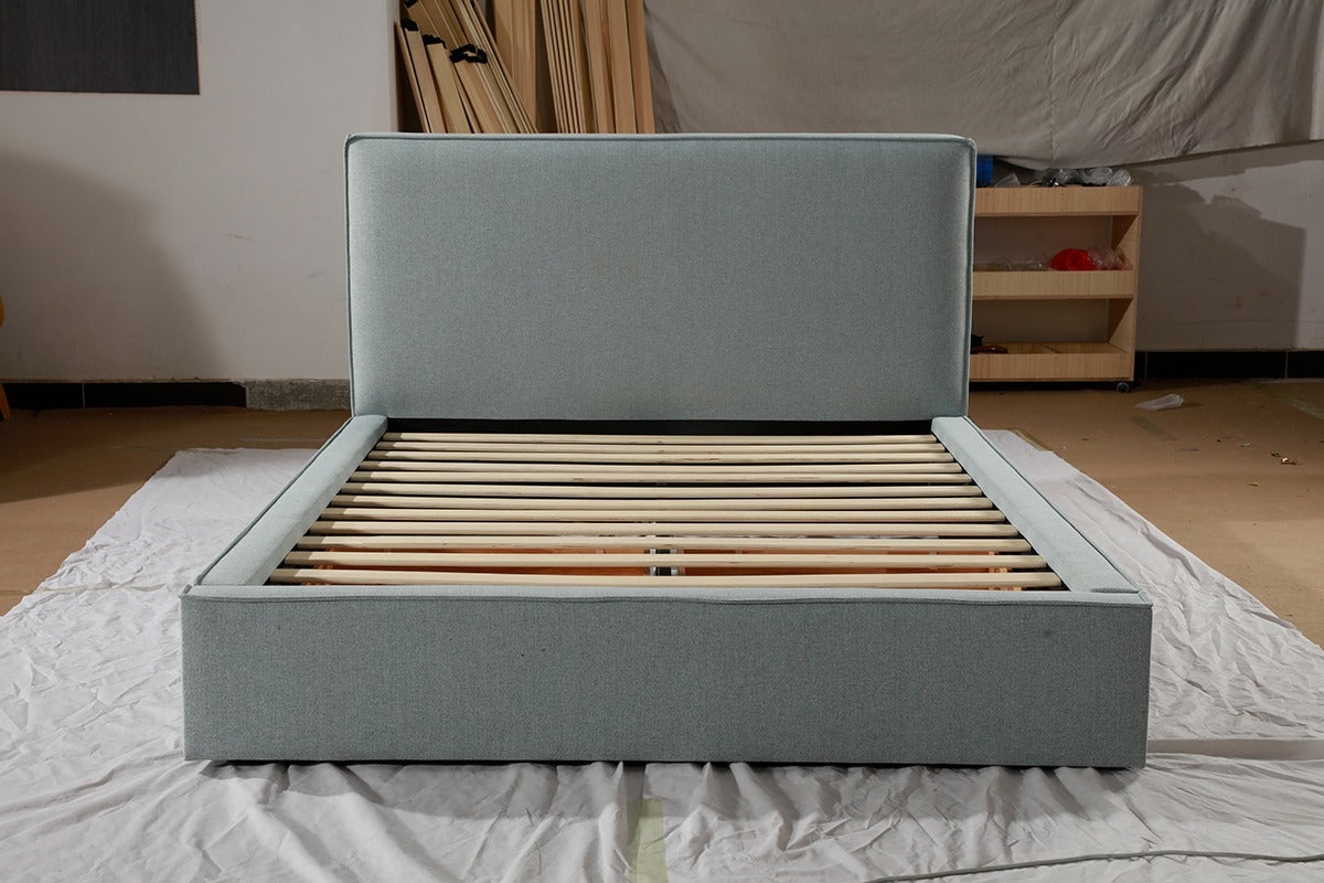 King Storage Bed (Blue)