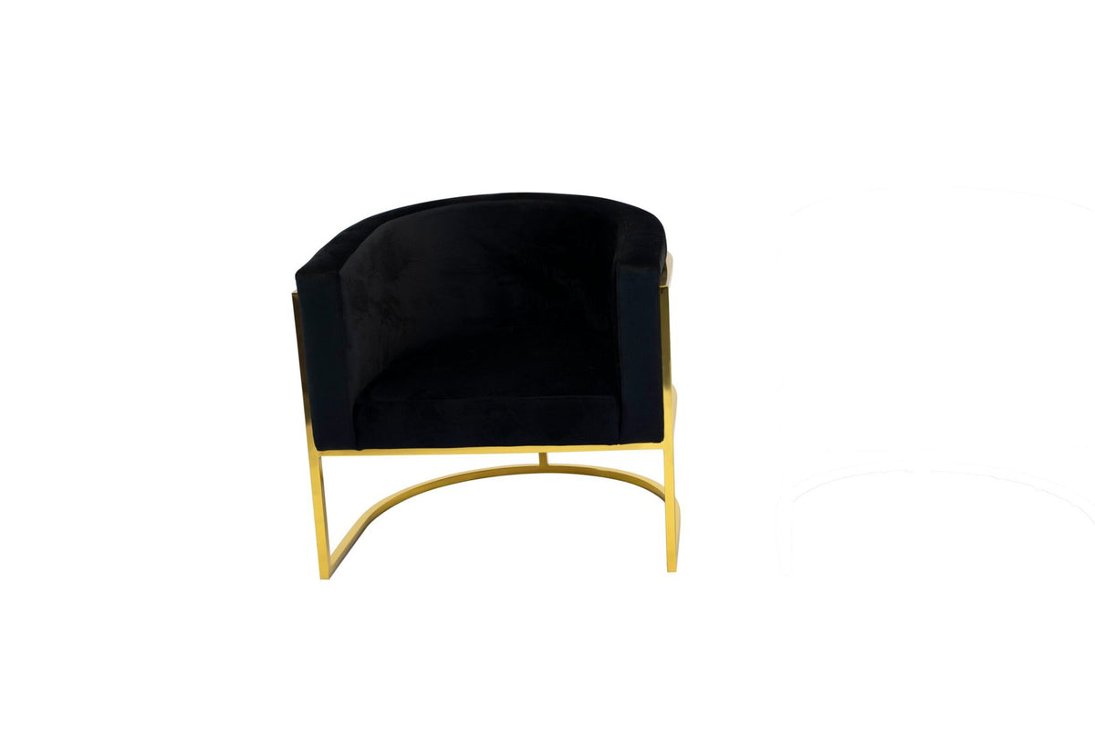 Cinderella Regular Accent Chair – Gold