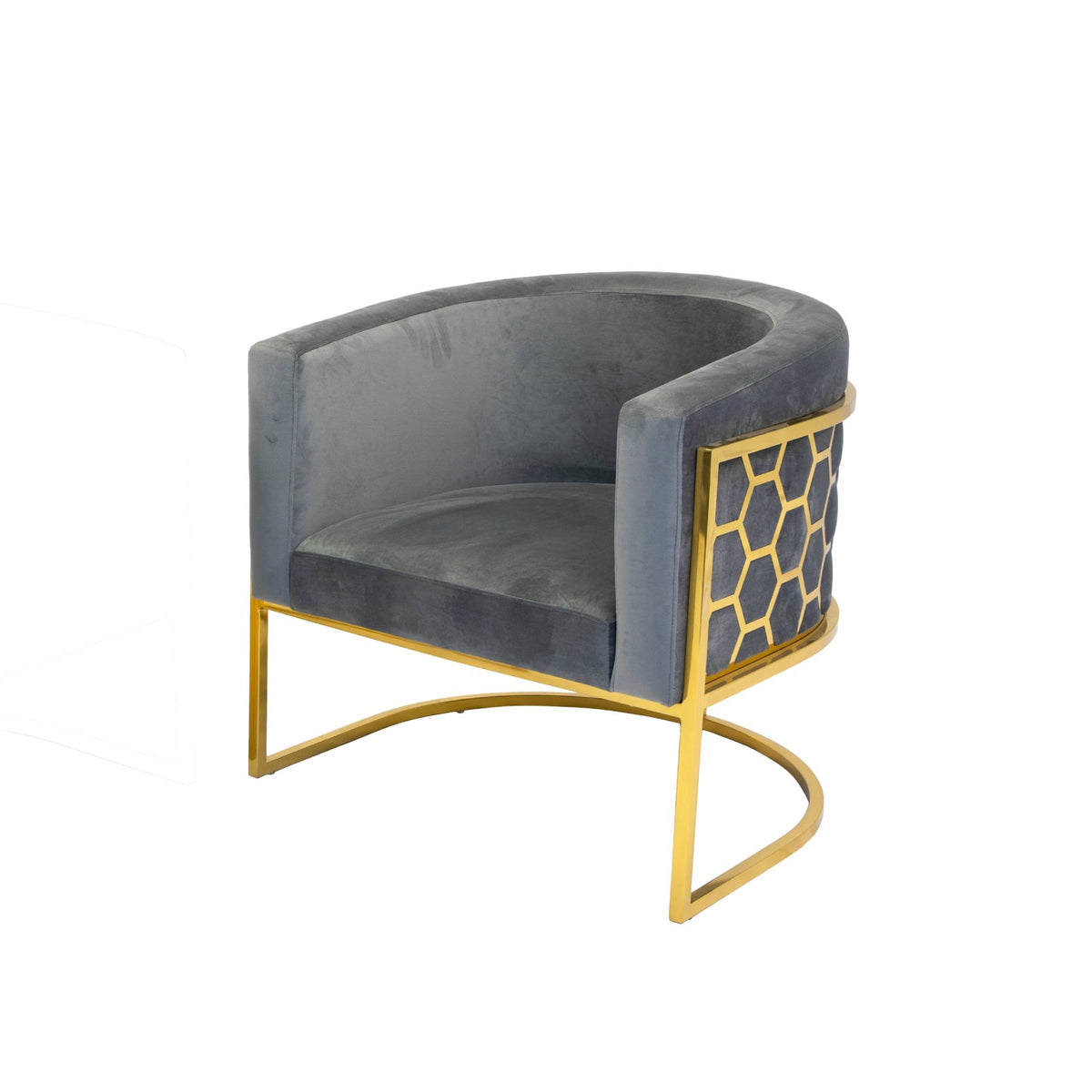 Cinderella Regular Accent Chair – Gold