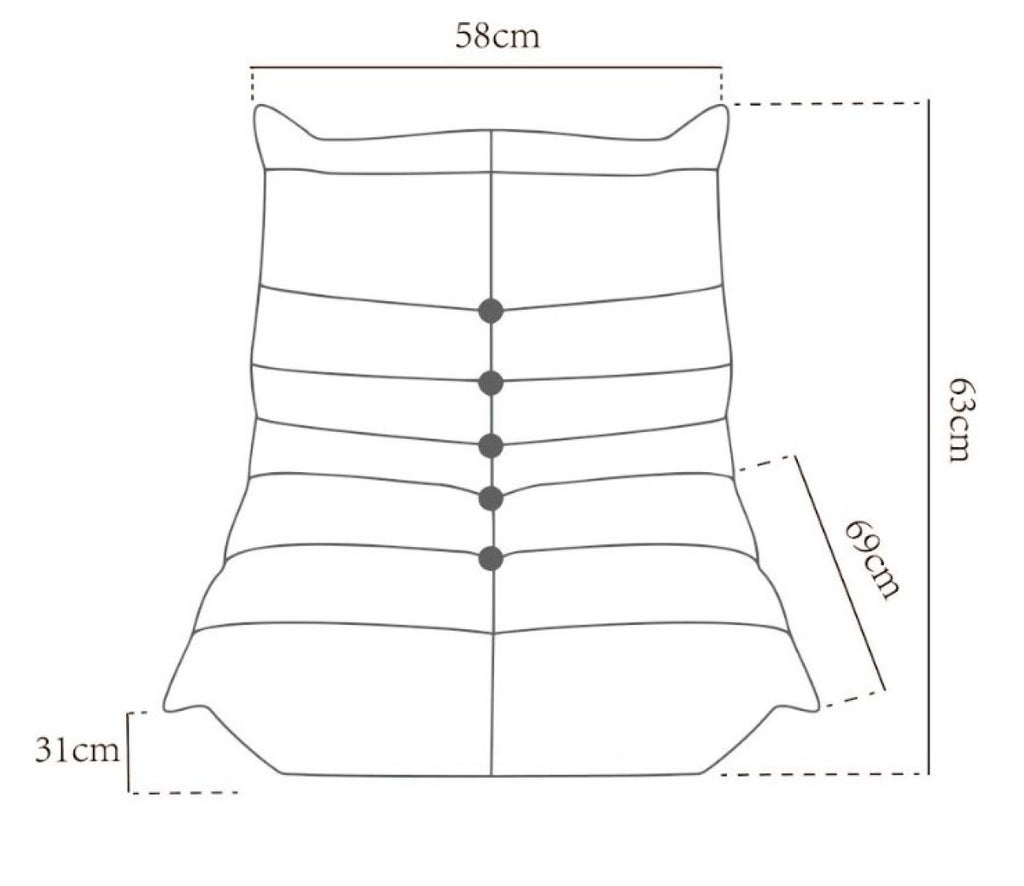 Kid's Armless Chair (Sage)
