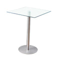 Hurricane Pub Table – Clear Glass