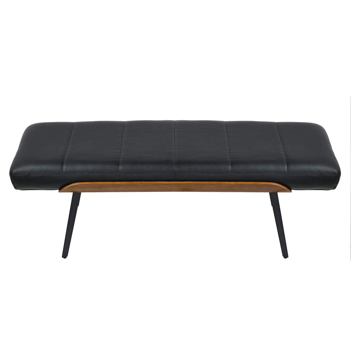 Umber Bench (Black and Walnut)