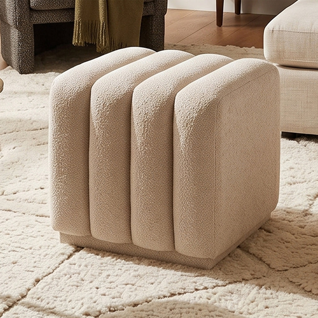 Pollo Square Ottoman (Oat)