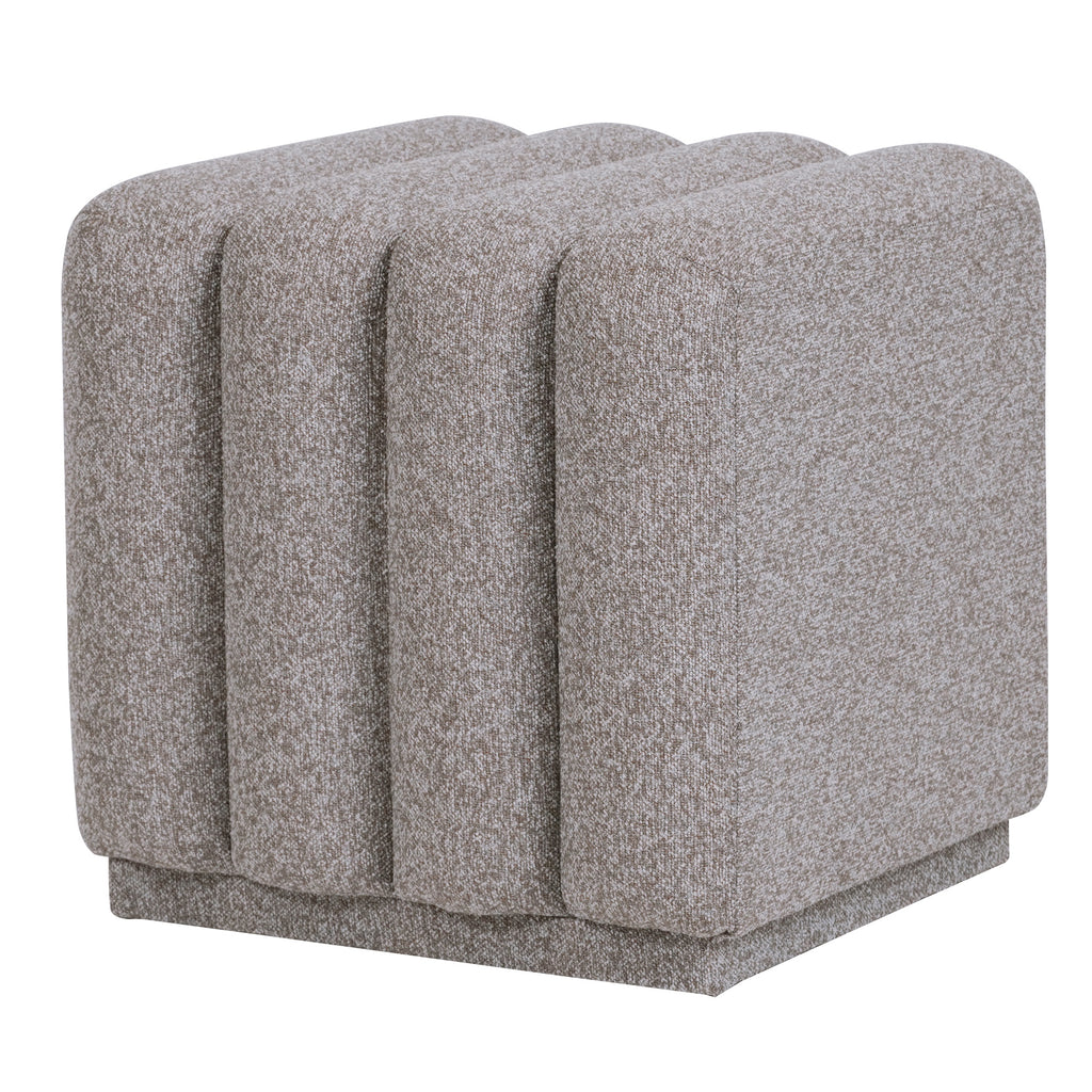 Pollo Square Ottoman (Stone)