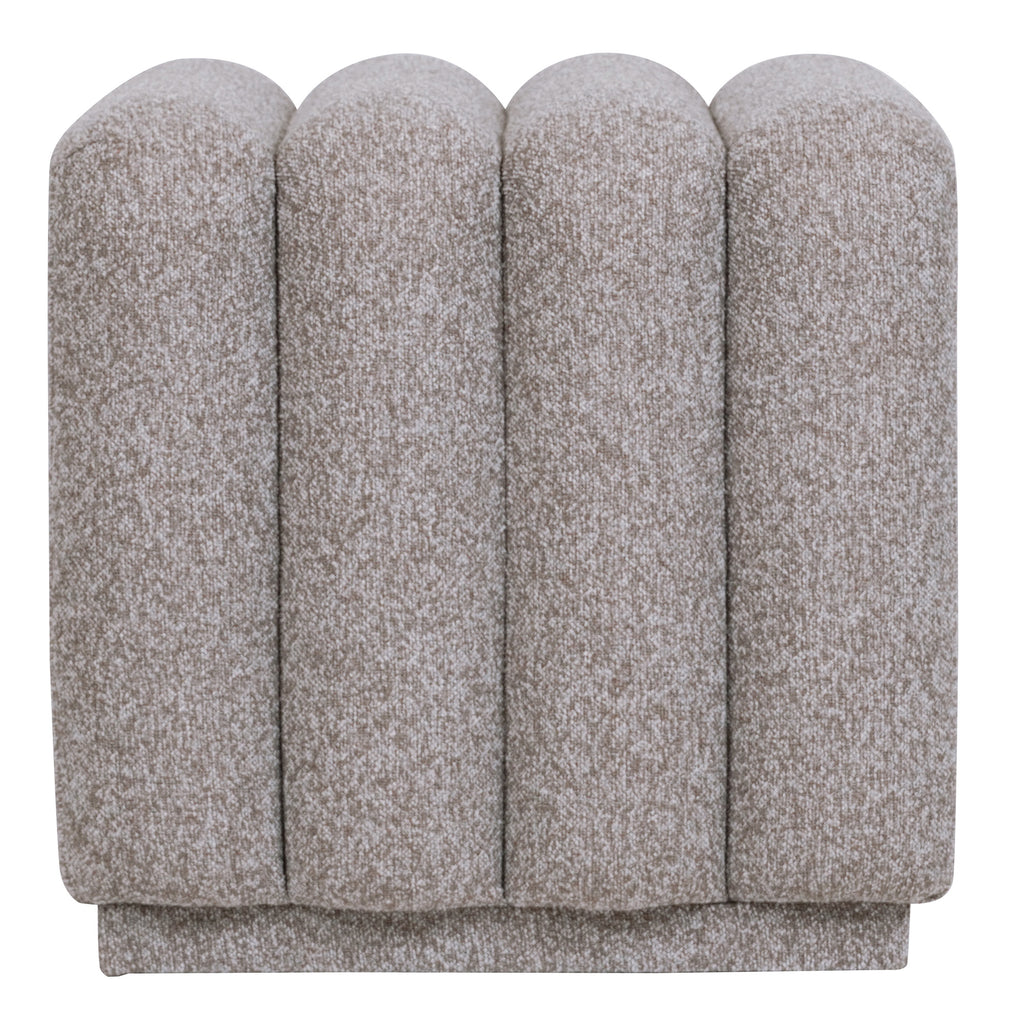 Pollo Square Ottoman (Stone)