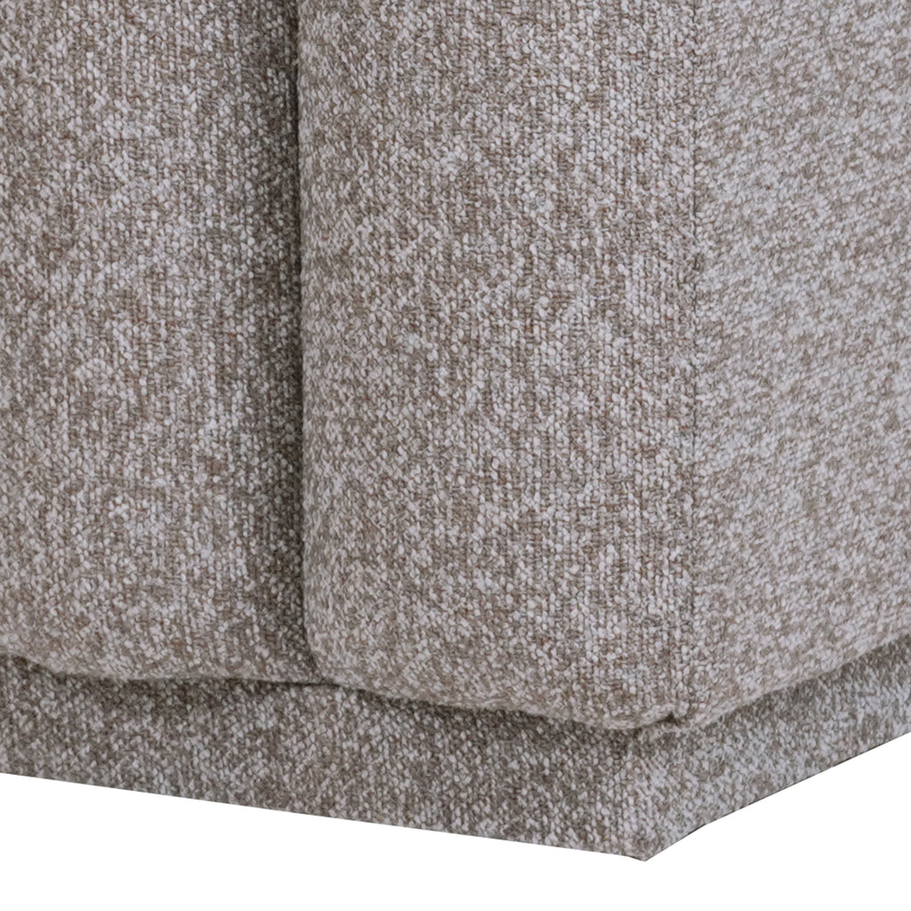 Pollo Square Ottoman (Stone)