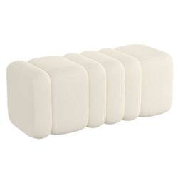 Rigel Large Ottoman Bench (Ivory)