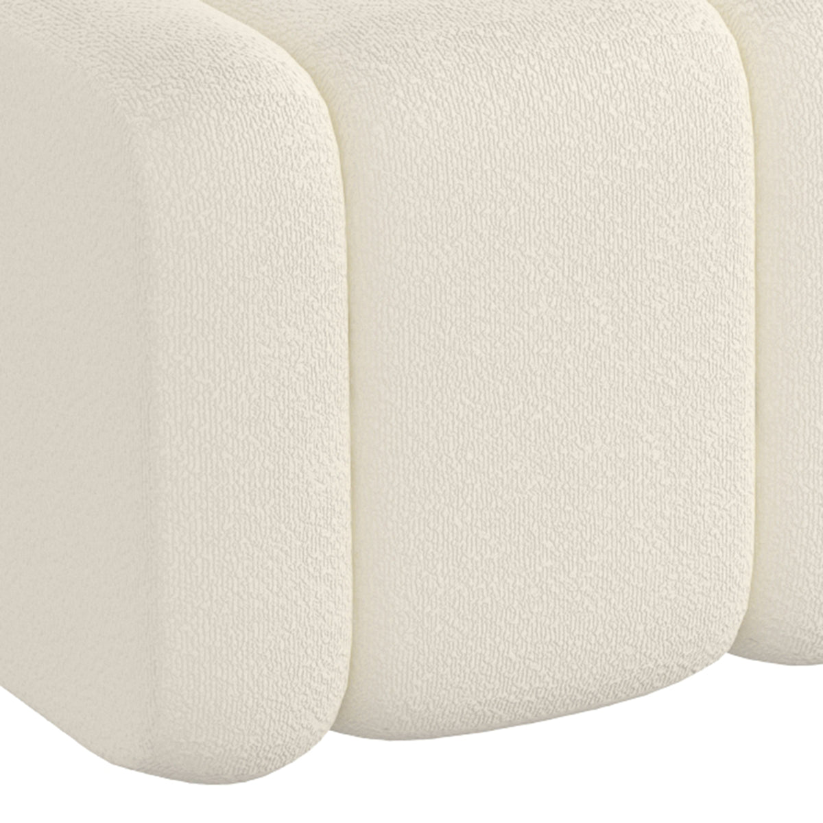 Rigel Large Ottoman Bench (Ivory)