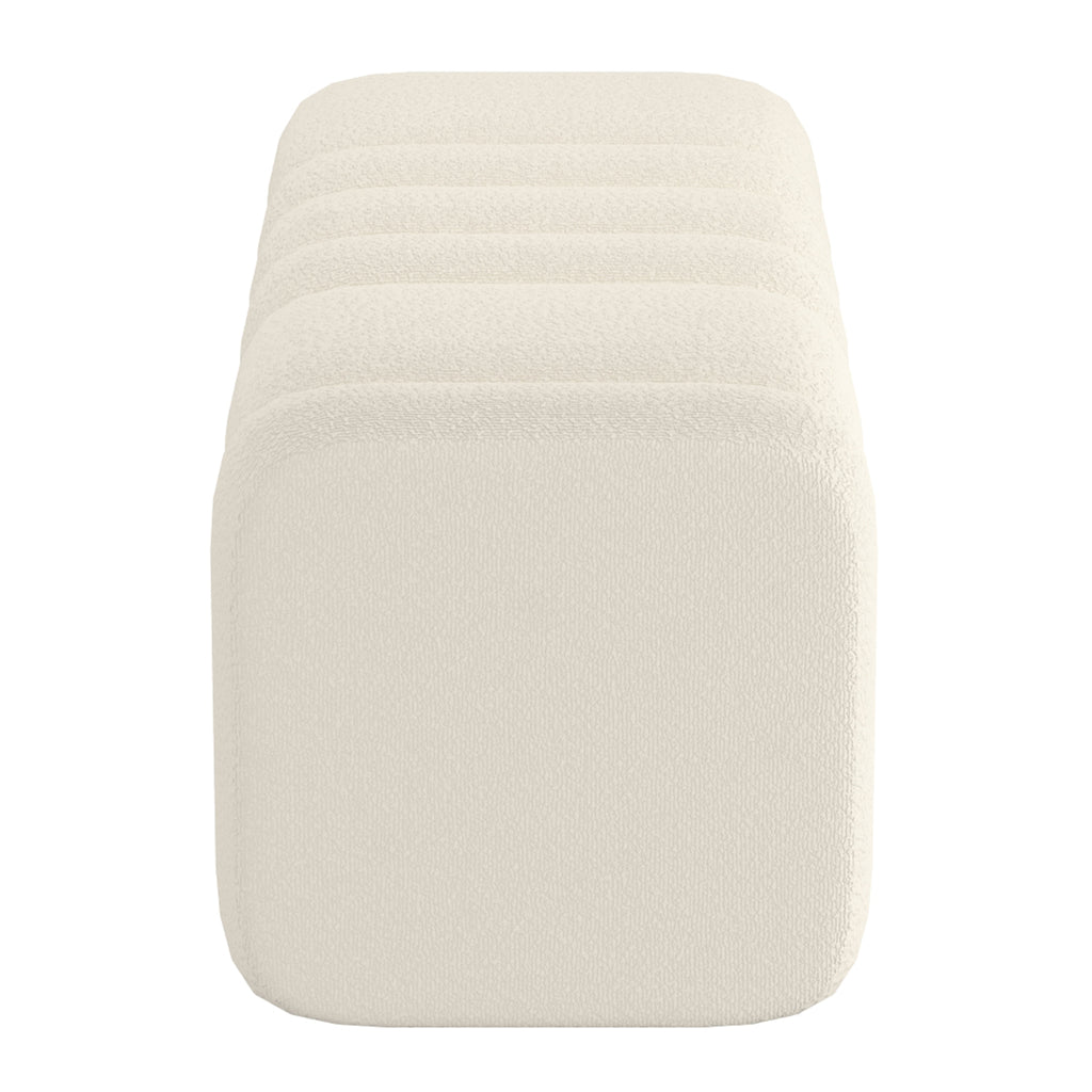 Rigel Large Ottoman Bench (Ivory)