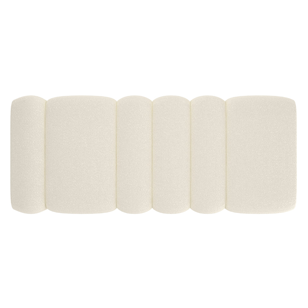 Rigel Large Ottoman Bench (Ivory)