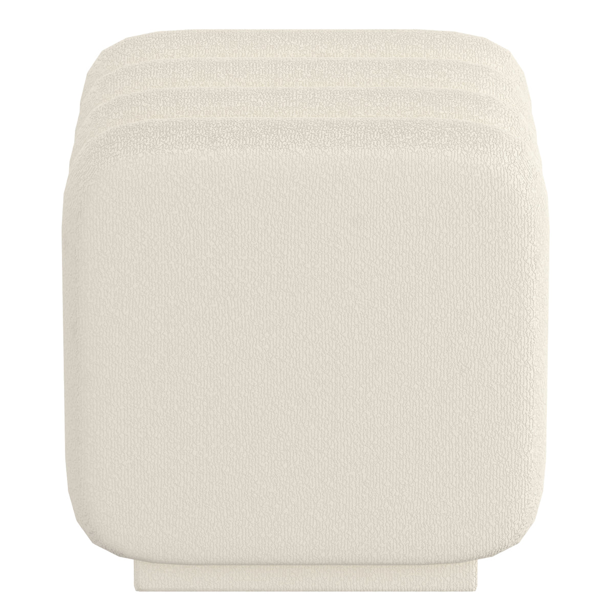 Rigel Small Square Ottoman (Ivory)
