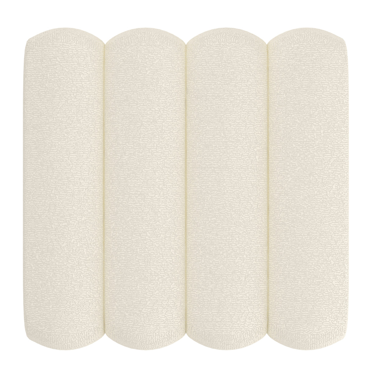 Rigel Small Square Ottoman (Ivory)