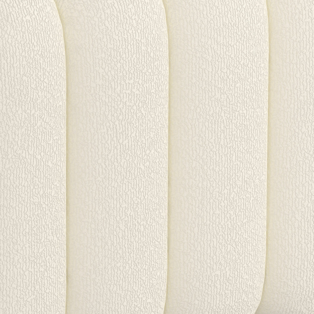 Rigel Small Square Ottoman (Ivory)