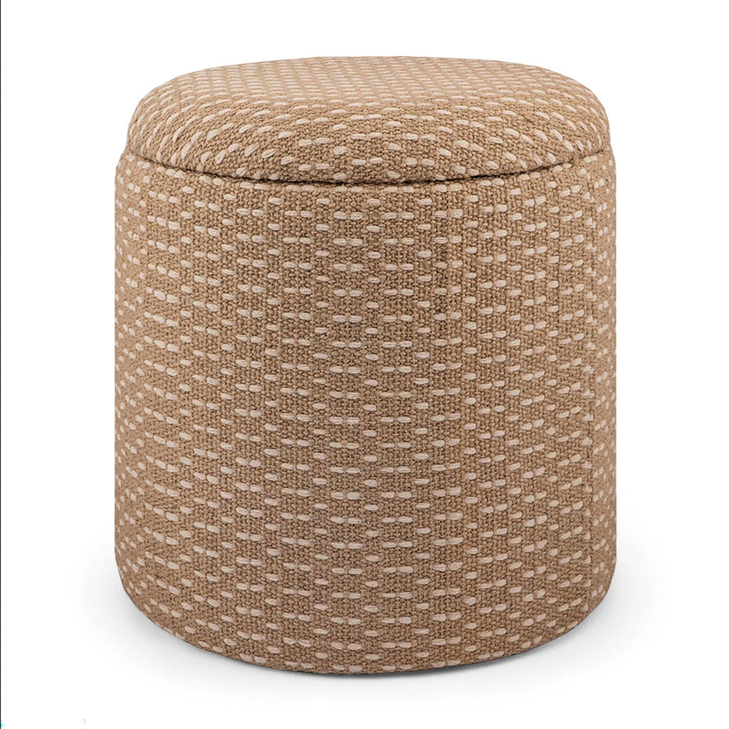 Fenna Round Ottoman (Camel)