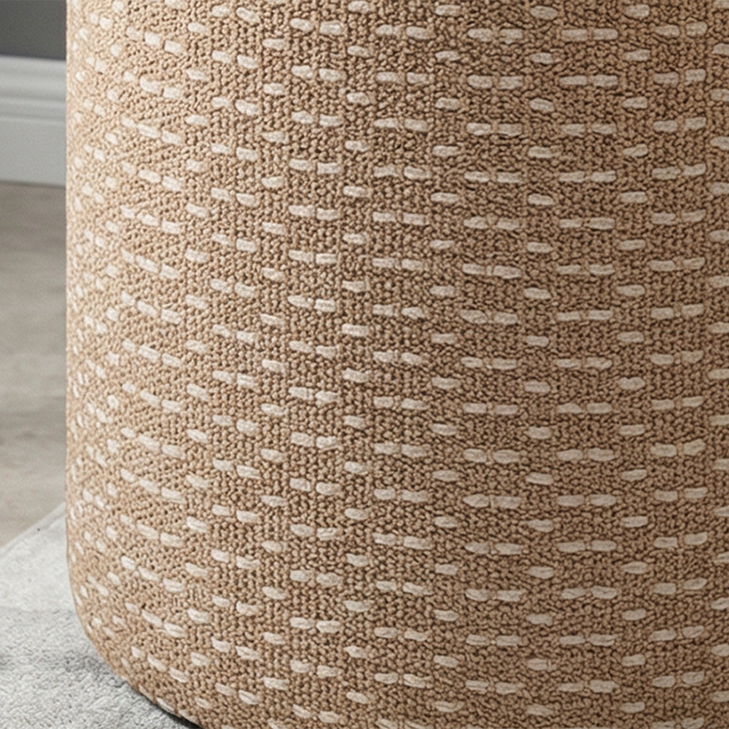 Fenna Round Ottoman (Camel)