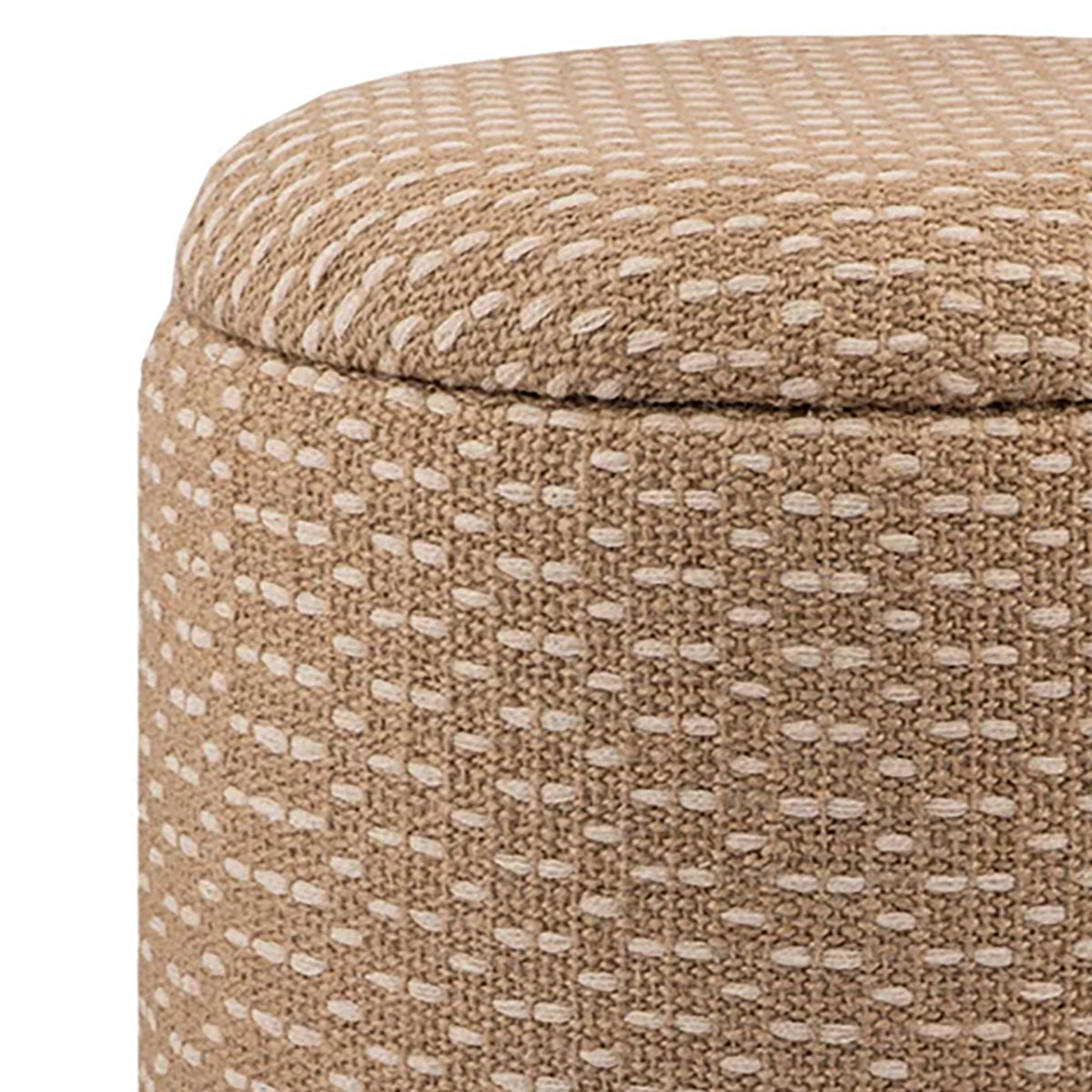 Fenna Round Ottoman (Camel)