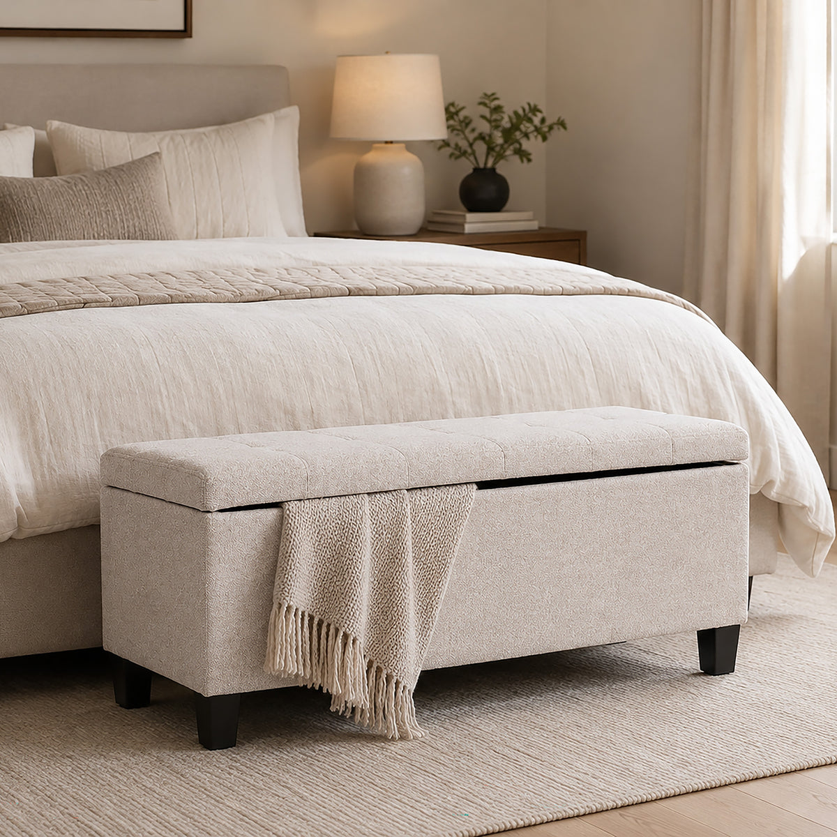 Sonos Storage Ottoman Bench (Oat)