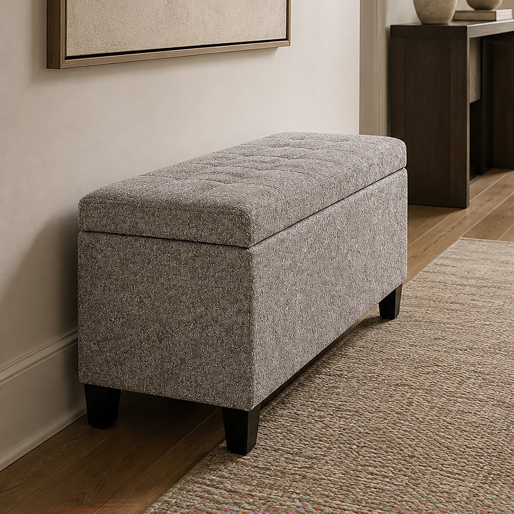 Sonos Storage Ottoman Bench (Stone)