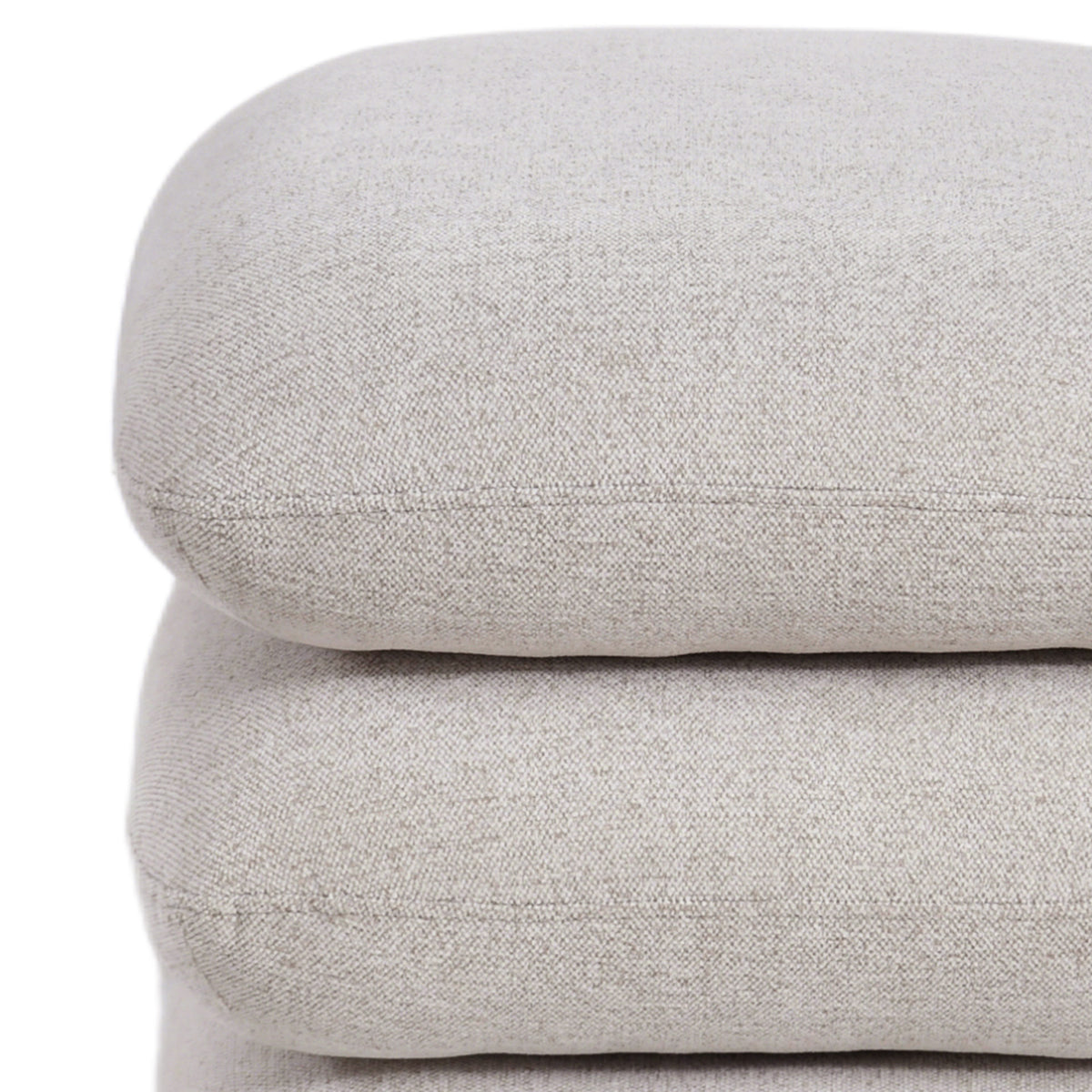 Rylee Square Ottoman (Beige)