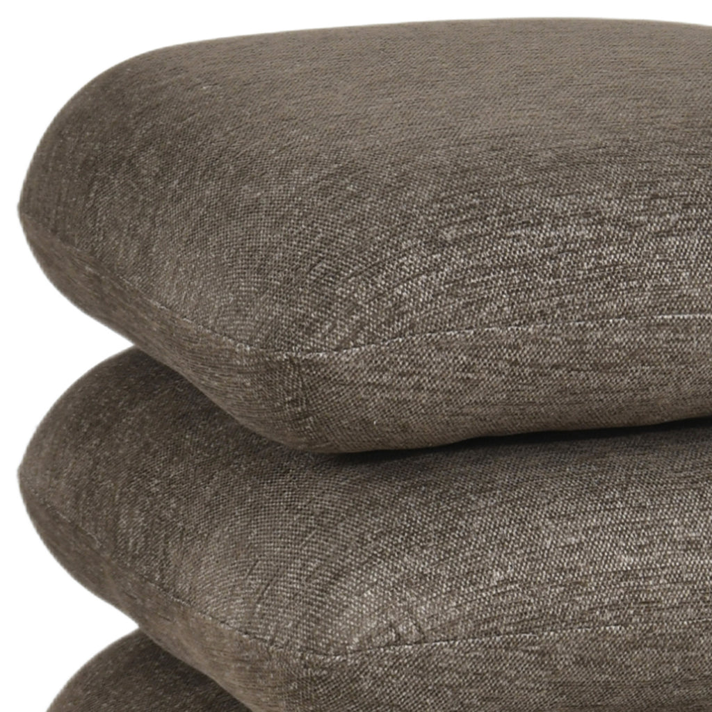 Rylee Square Ottoman (Brown)