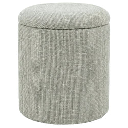 Twyla Round Storage Ottoman (Sage)