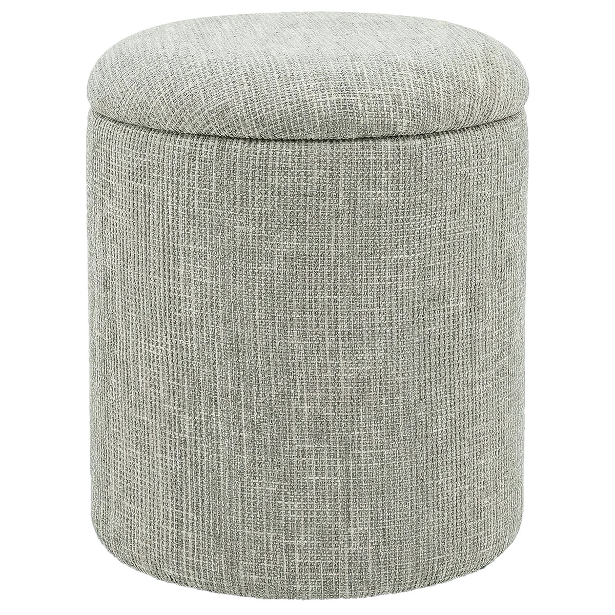 Twyla Round Storage Ottoman (Sage)