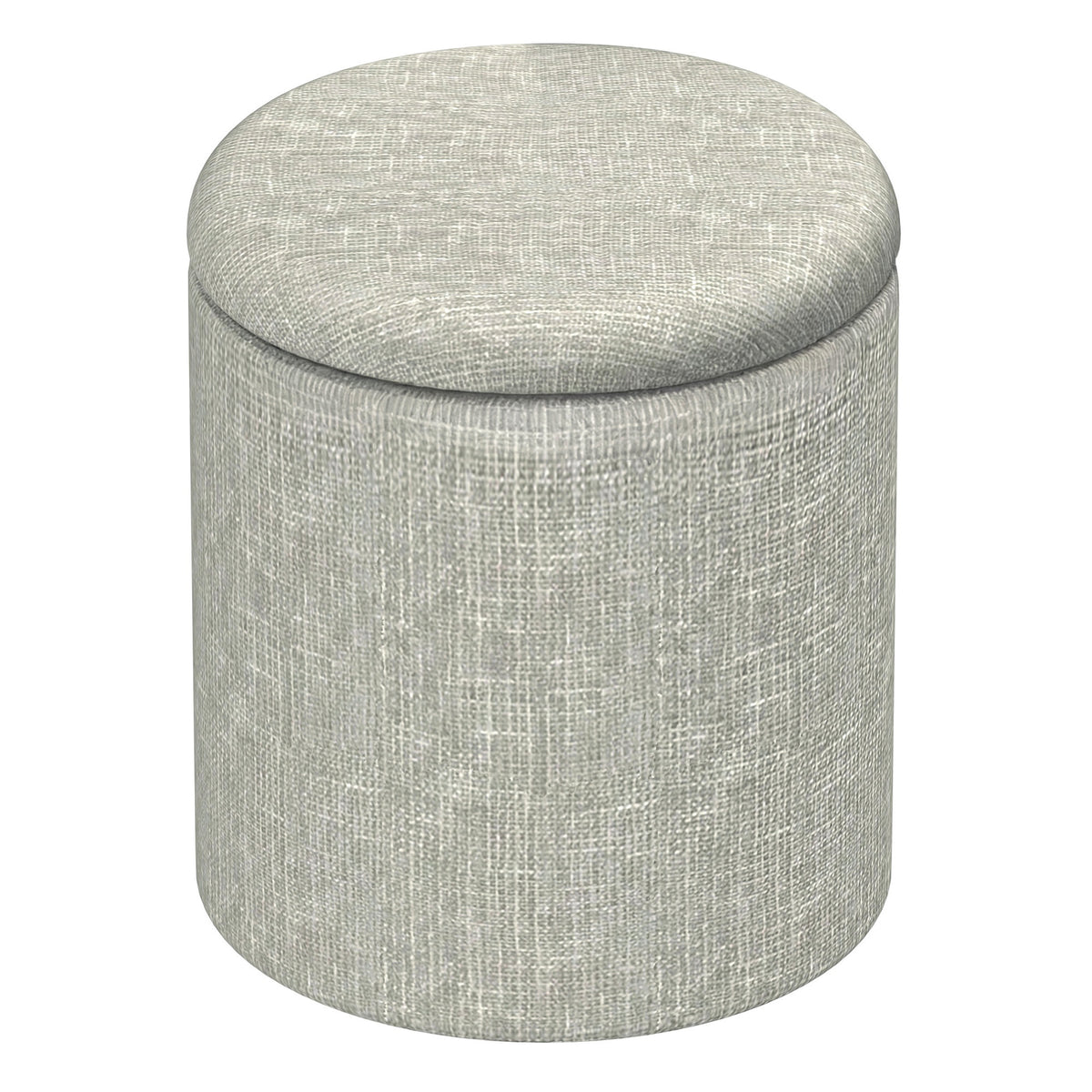 Twyla Round Storage Ottoman (Sage)
