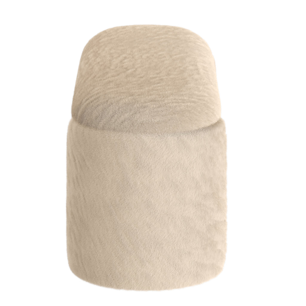 Selene Storage Ottoman (Dark Beige)