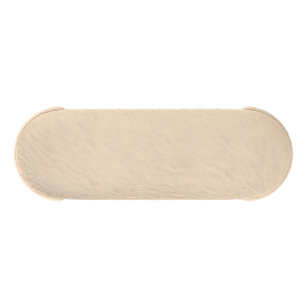Selene Storage Ottoman (Dark Beige)