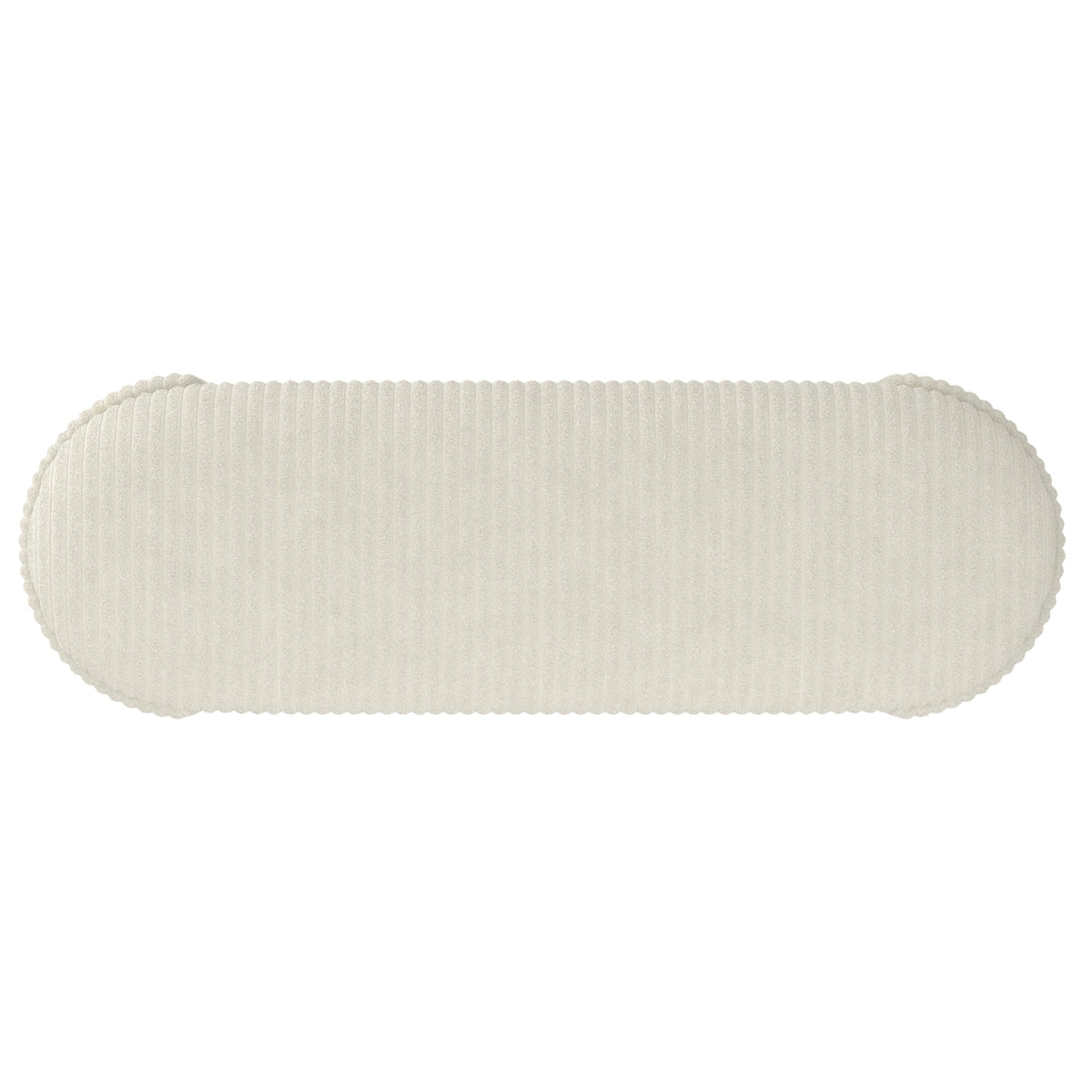 Cybil Storage Ottoman (Ivory)