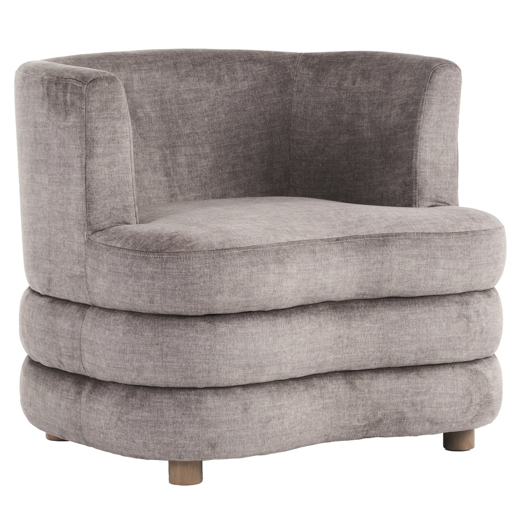 Dorian Accent Chair (Dark Taupe)