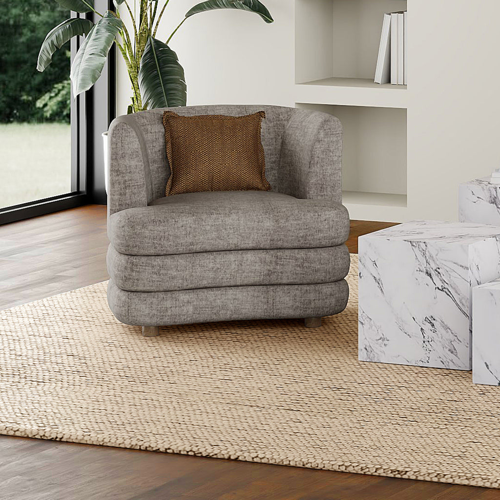 Dorian Accent Chair (Dark Taupe)