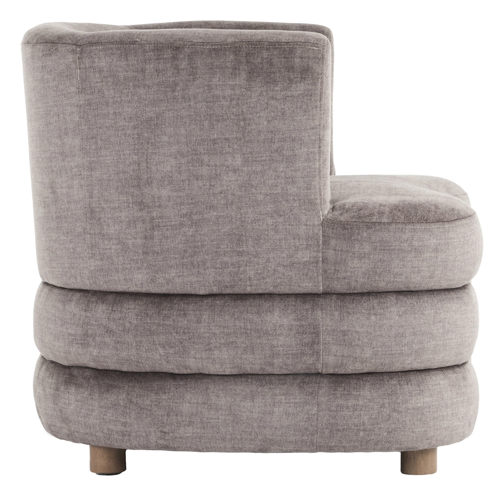 Dorian Accent Chair (Dark Taupe)