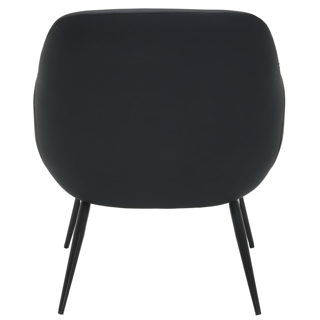 Umber Accent Chair (Black and Walnut)