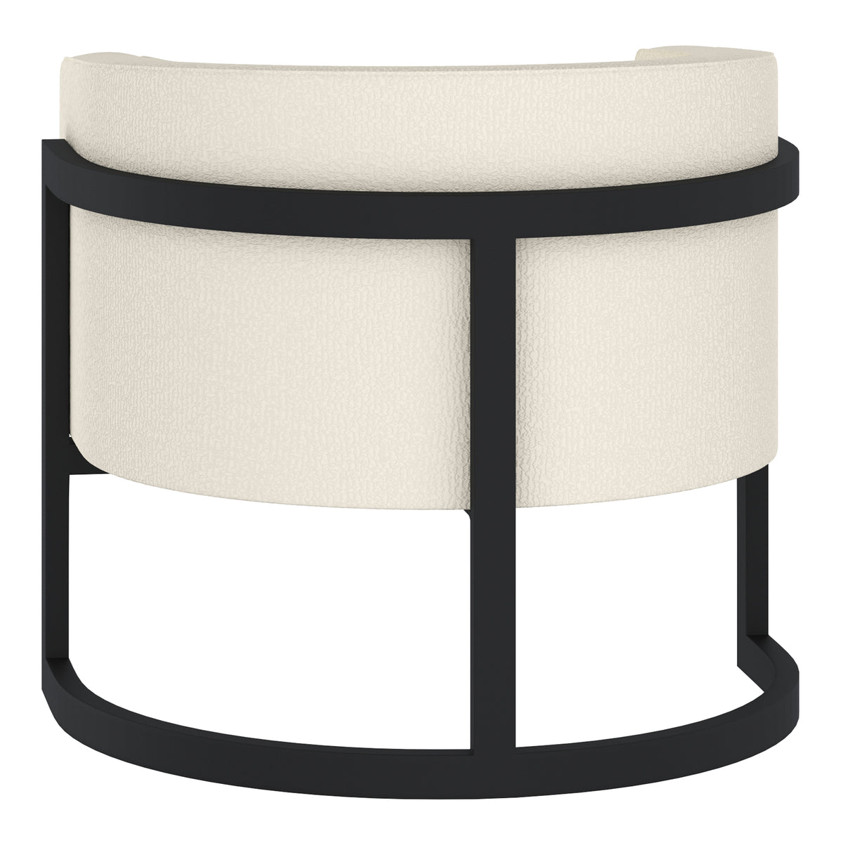Zhuri Accent Chair (Ivory and Black)