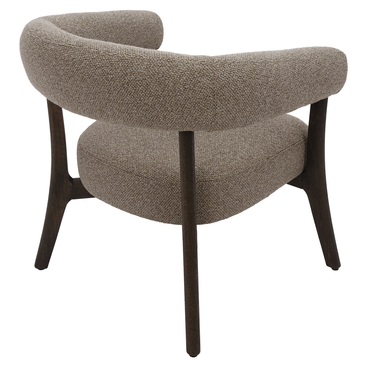 Surin Accent Chair (Brown and Walnut)