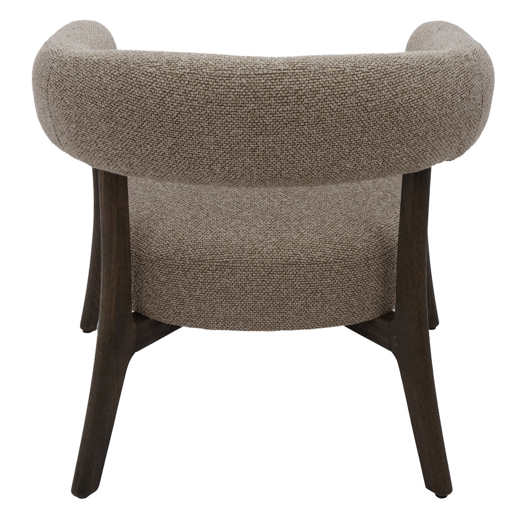 Surin Accent Chair (Brown and Walnut)