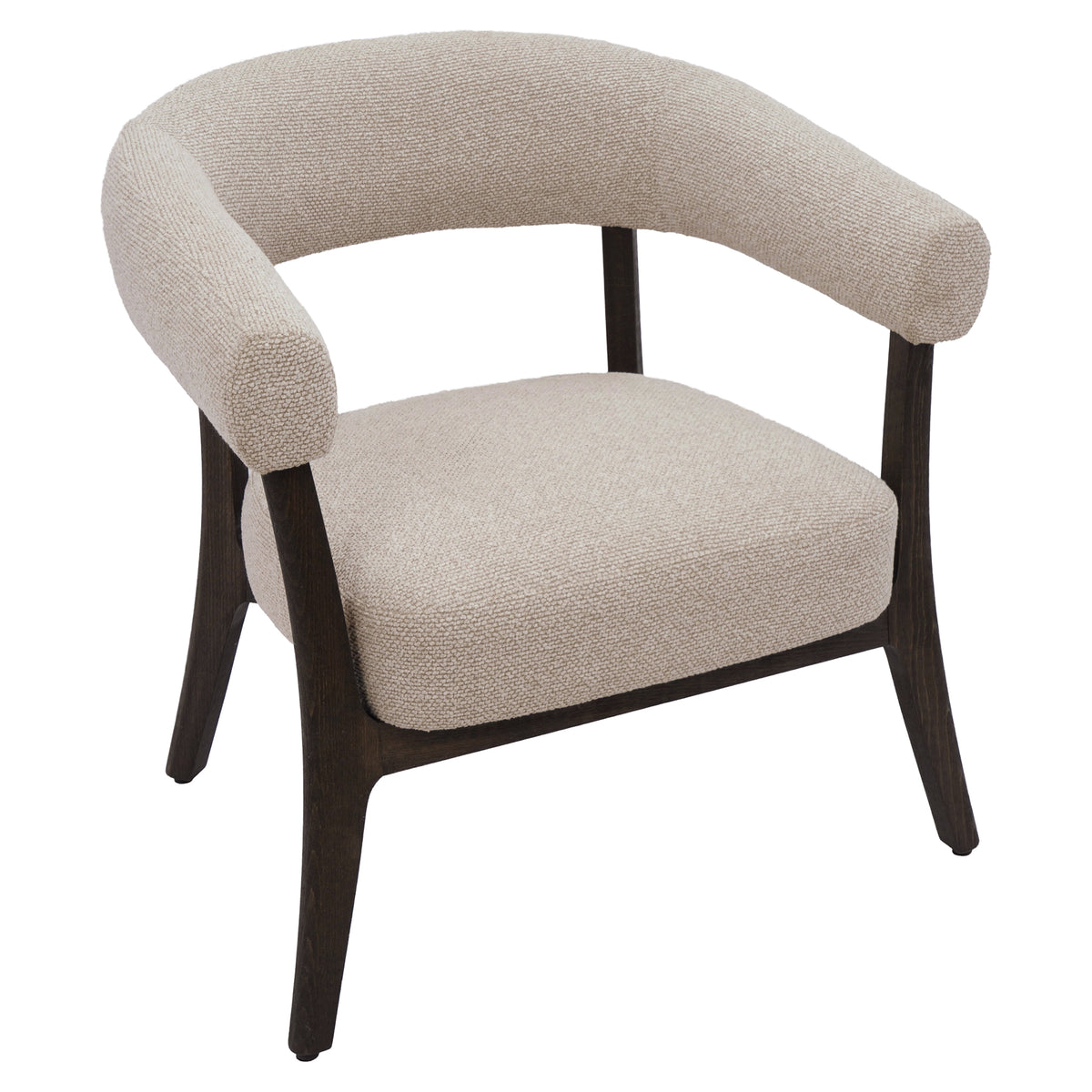 Surin Accent Chair (Oat and Walnut)
