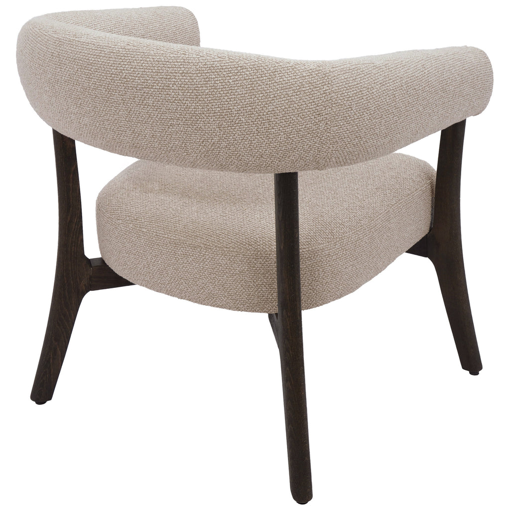 Surin Accent Chair (Oat and Walnut)