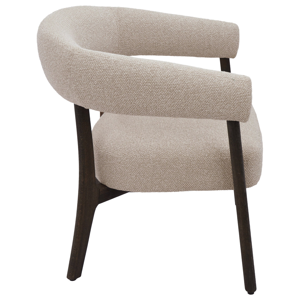 Surin Accent Chair (Oat and Walnut)