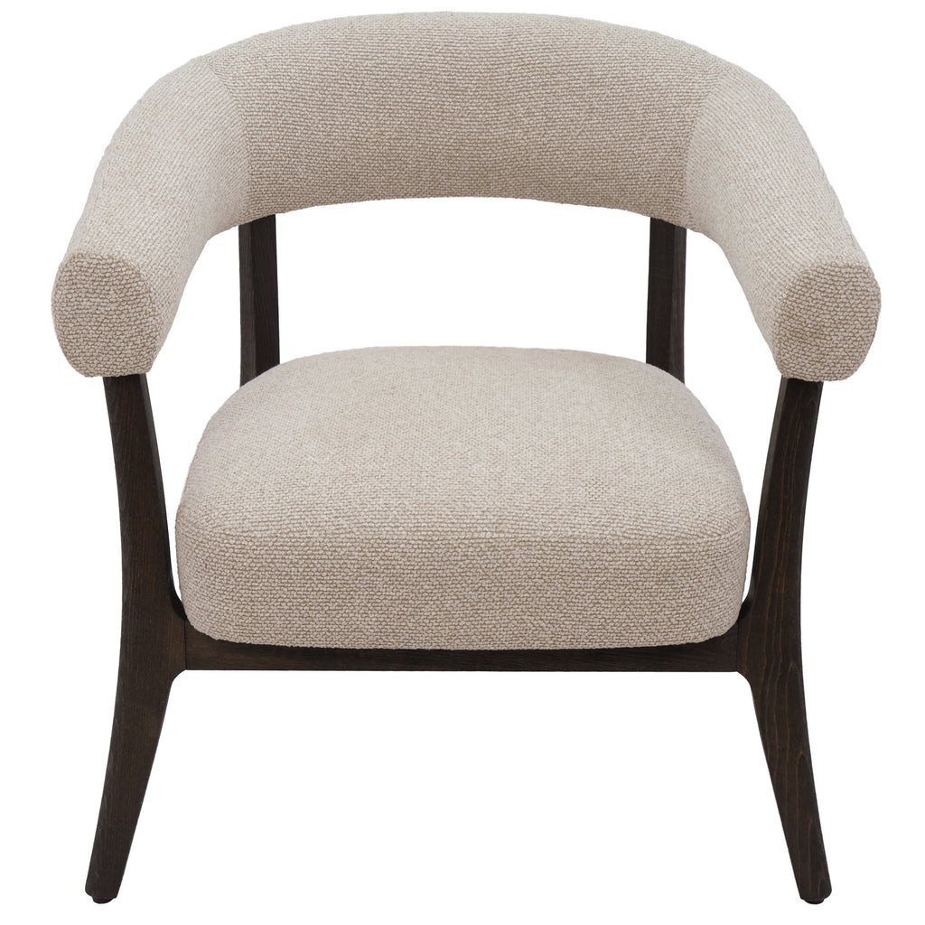 Surin Accent Chair (Oat and Walnut)