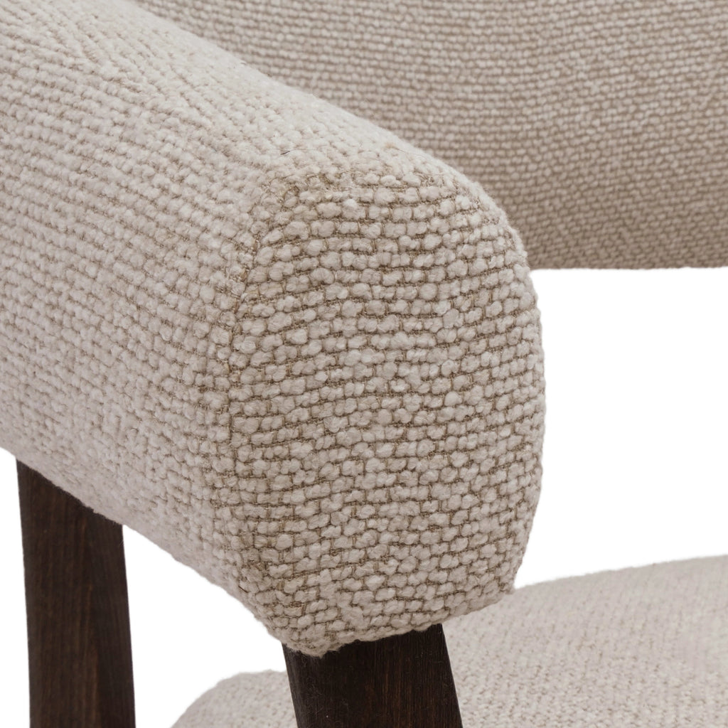 Surin Accent Chair (Oat and Walnut)