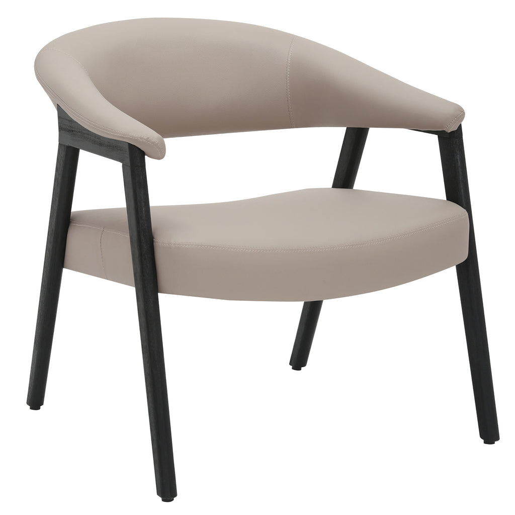 Bexley Accent Chair (Mushroom and Black)