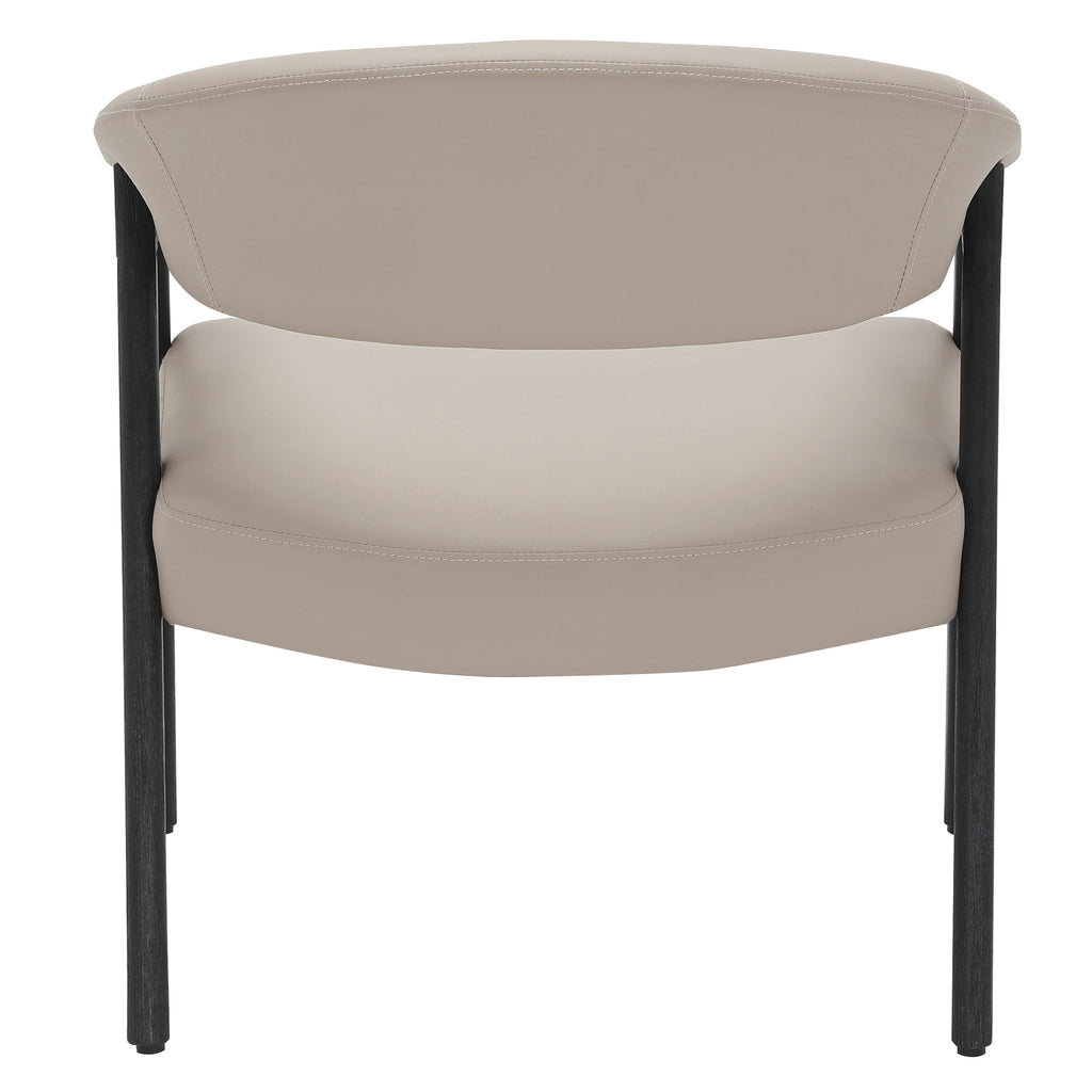 Bexley Accent Chair (Mushroom and Black)