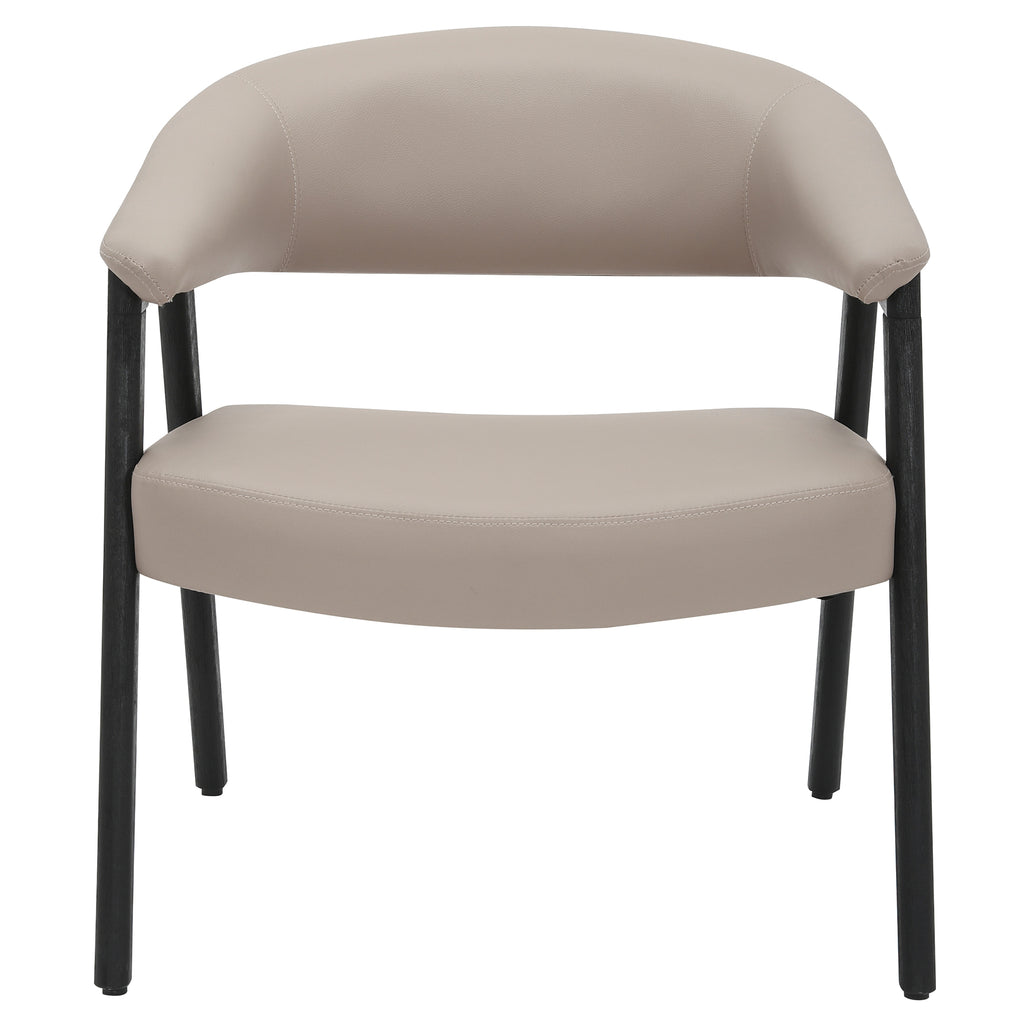 Bexley Accent Chair (Mushroom and Black)