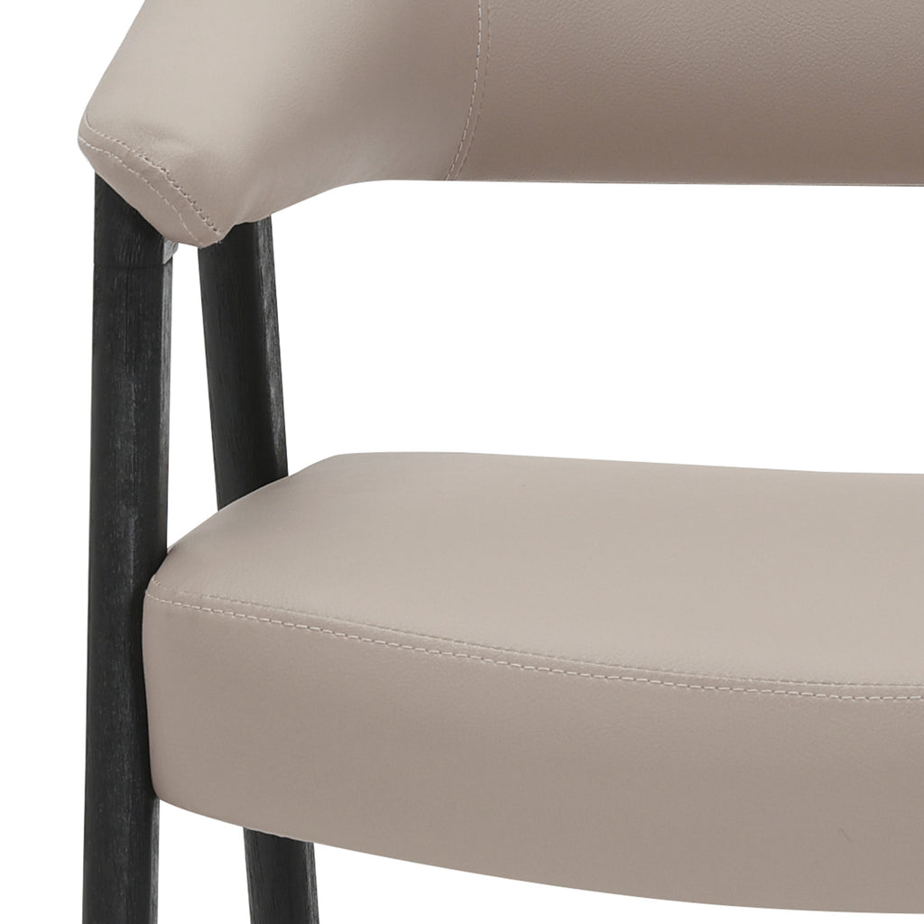 Bexley Accent Chair (Mushroom and Black)
