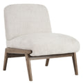 Lisson Accent Chair (Beige and Walnut)
