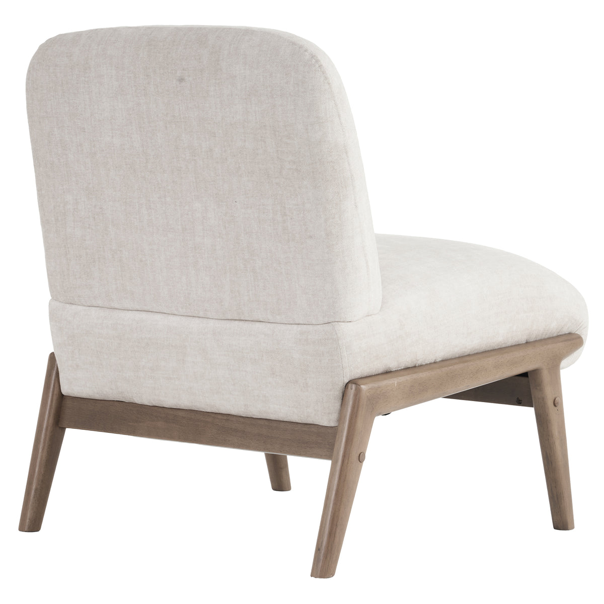 Lisson Accent Chair (Beige and Walnut)
