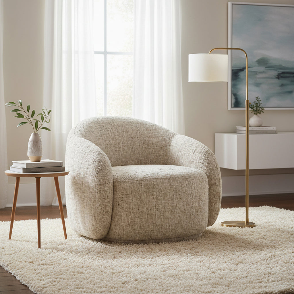 Amriel Accent Chair (Beige Multi-Tone)